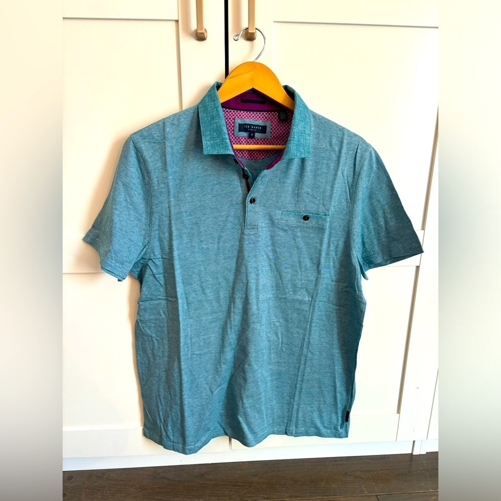Ted Baker Blue Polo Size 6
